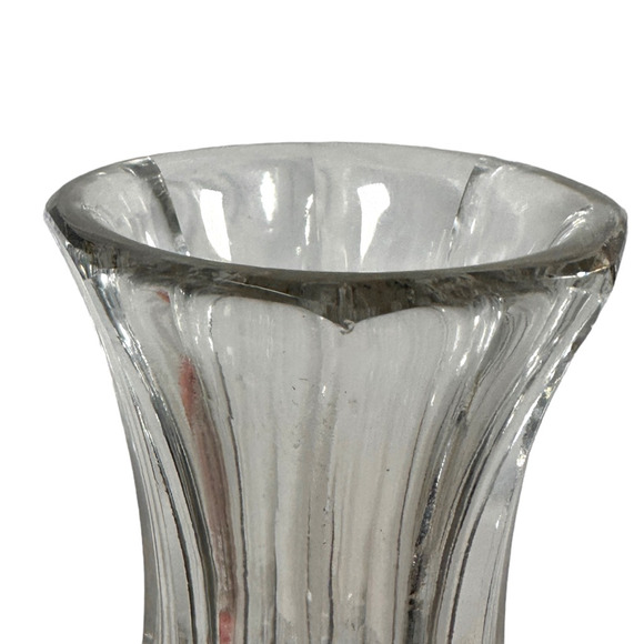 Antique American Brilliant Cut Glass Pitcher Carafe Decanter Floral Etched ABP - Picture 7 of 10